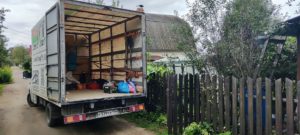 Подача газели за 20 минут к дому клиентки